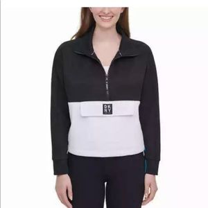 DKNY Ladies' 1/2 Zip Pullover | Black